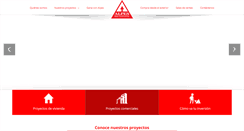 Desktop Screenshot of constructoraalpes.com